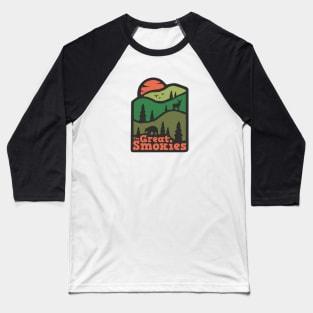 The Great Smokies Baseball T-Shirt